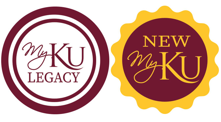 MyKU Legacy and New MyKU Logos