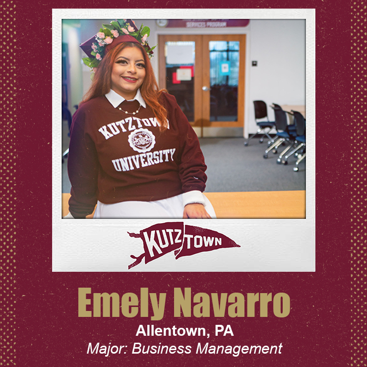 Emily Navarro headshot, business management major, Allentown