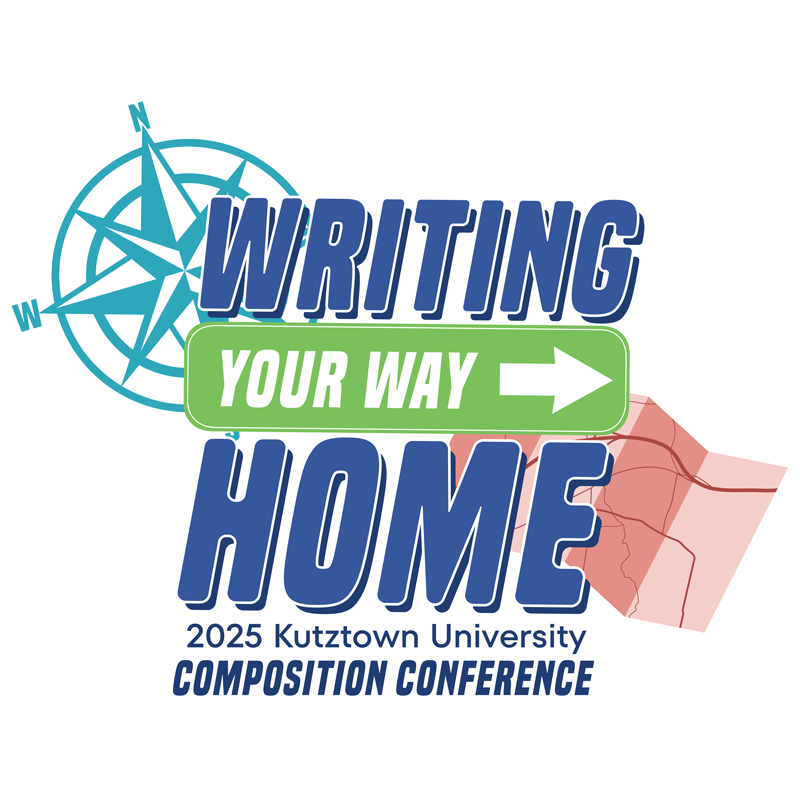 KUCC 2025 Logo Reading: "Writing Your Way Home: 2025 Kutztown University Composition Conference"