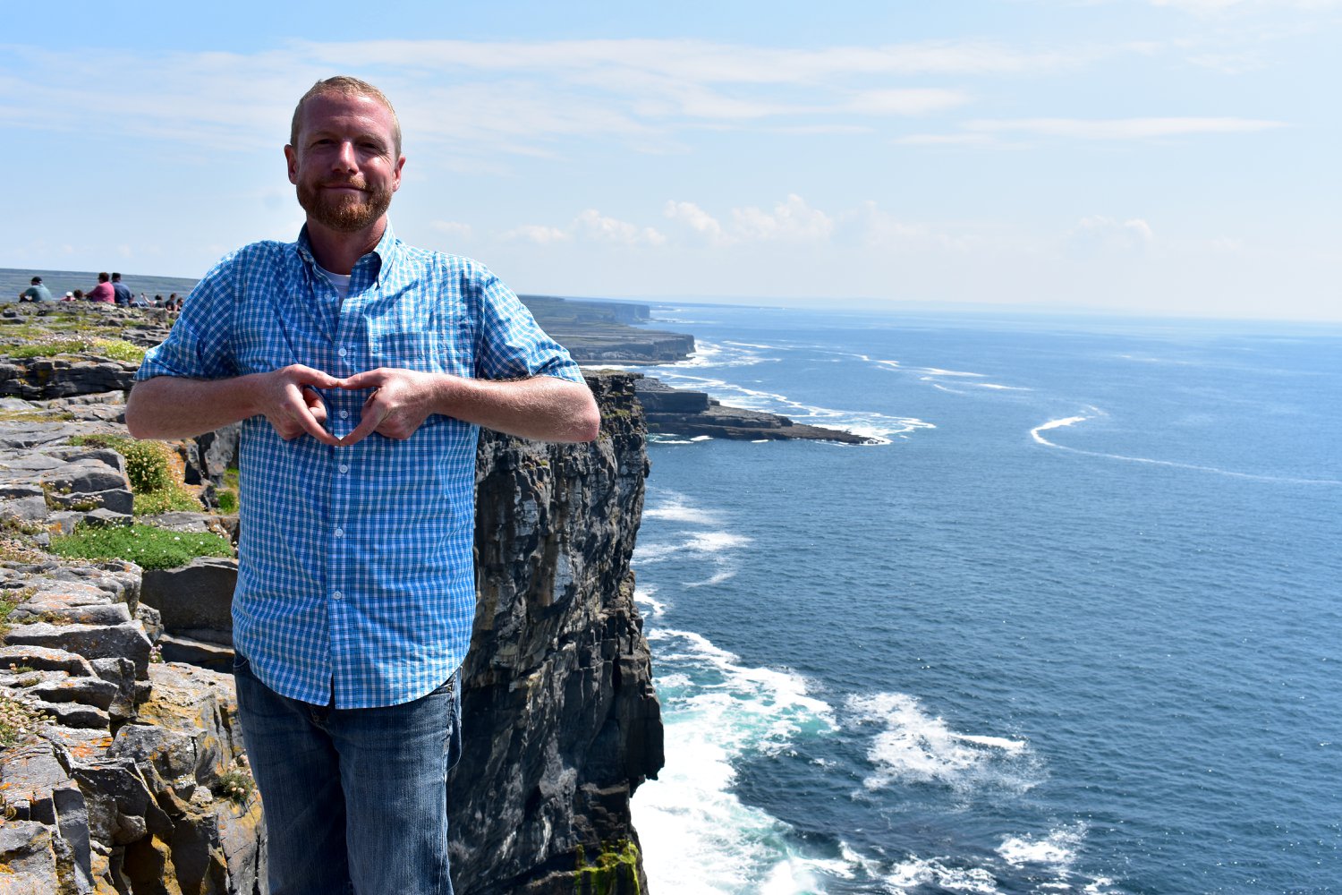 Vogel at Cliffs of Moher, Ireland