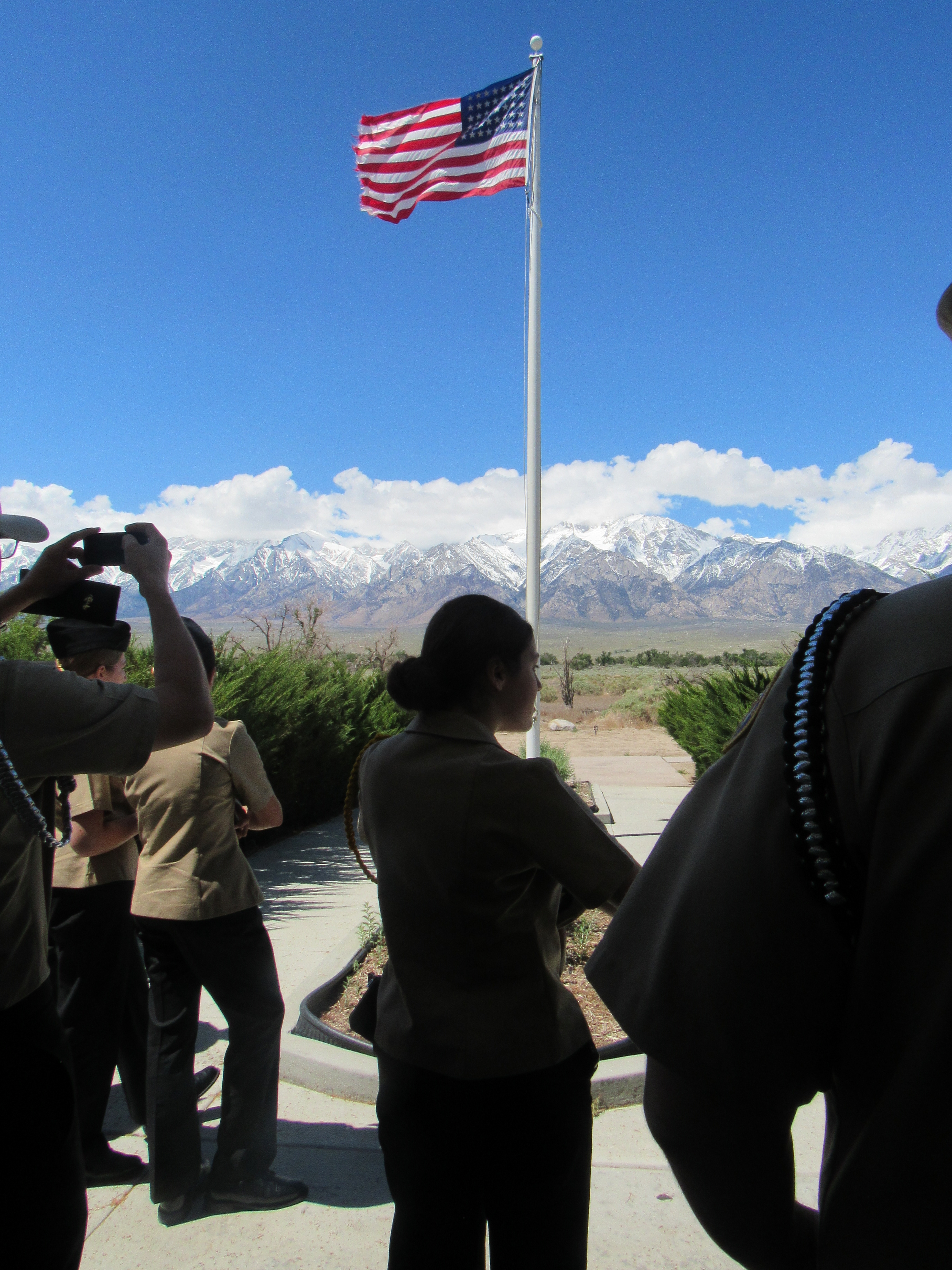 JROTC Cadets at Manzanar National Park 
