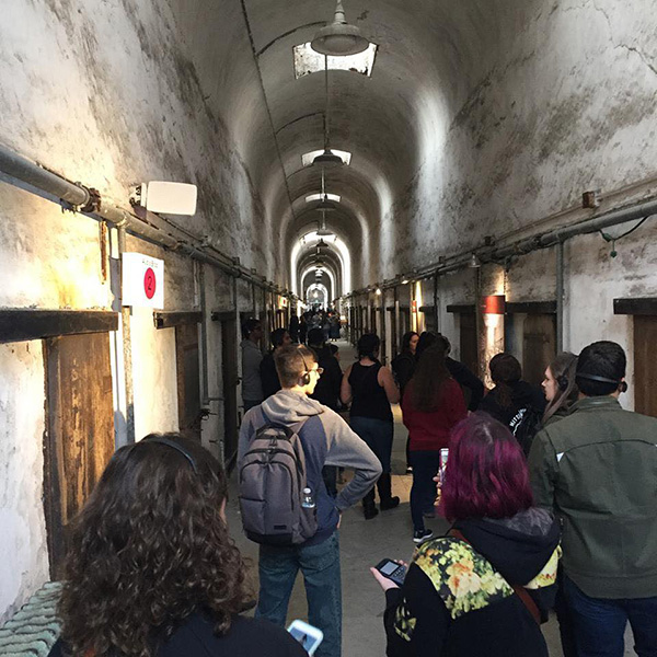 hallway at Eastern State Penitentiary