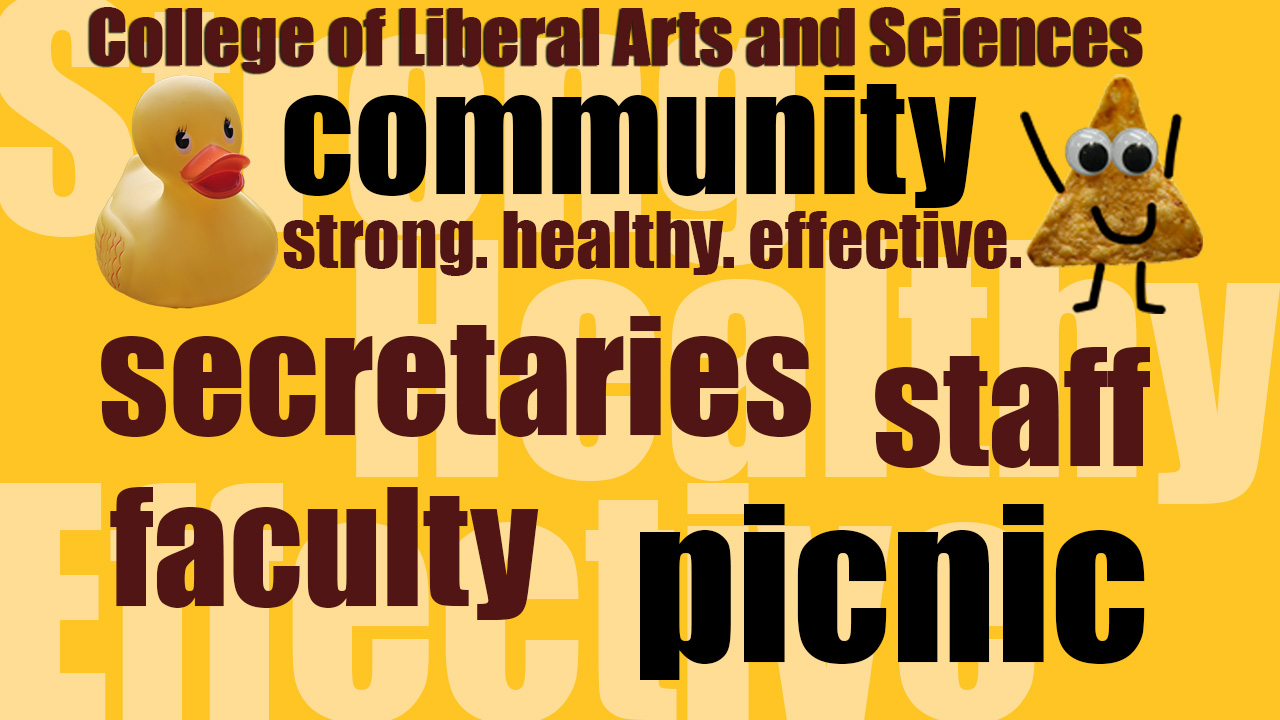 word picture for College of Liberal Arts and Sciences Community Picnic