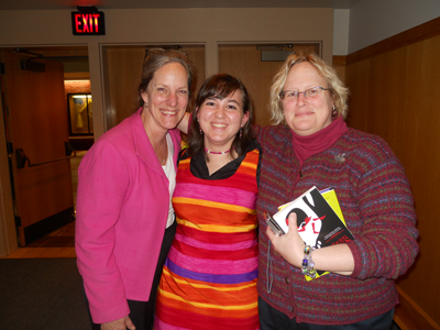        Stroudsburg area library professionals gather for ABA Banquet to wish former student  senior, Laura Emert, (center) well.