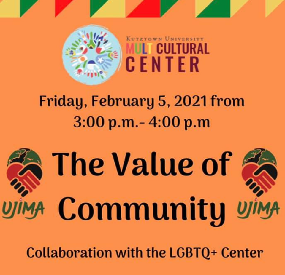 orange flyer advertising Value of Community event