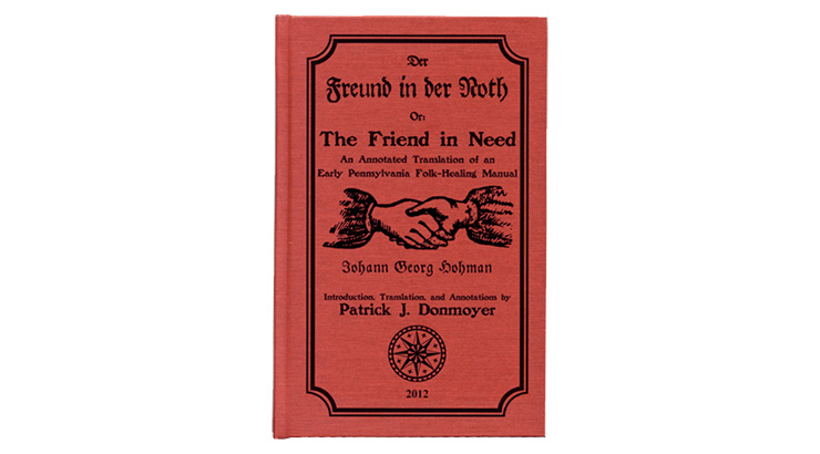 Book CoveR: Red Background with black etching of clasped hands. The title is above the hands.