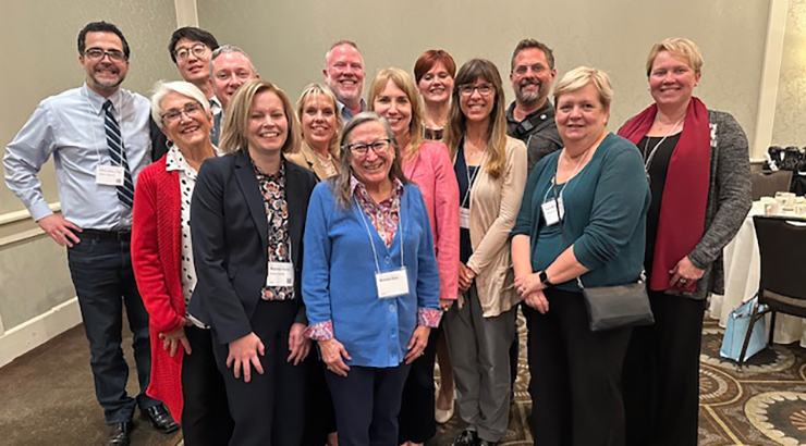 College of Education representatives group photo at conference