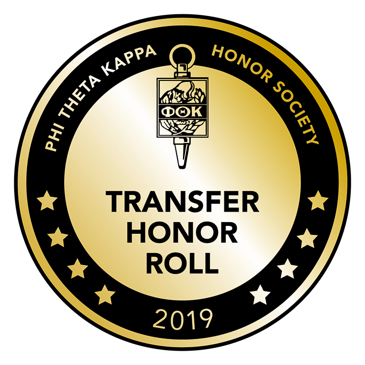 Transfer Honor Roll 2019 Phi Theta Kappa Honor Society