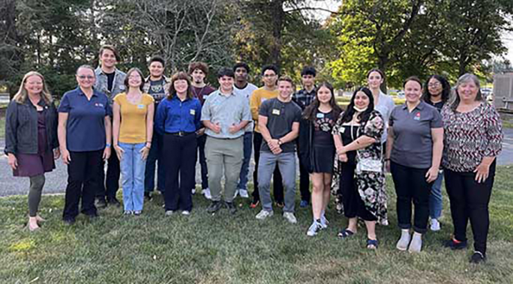 Group photo of students and faculty