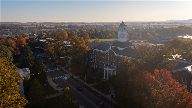 Aerial View Old Main