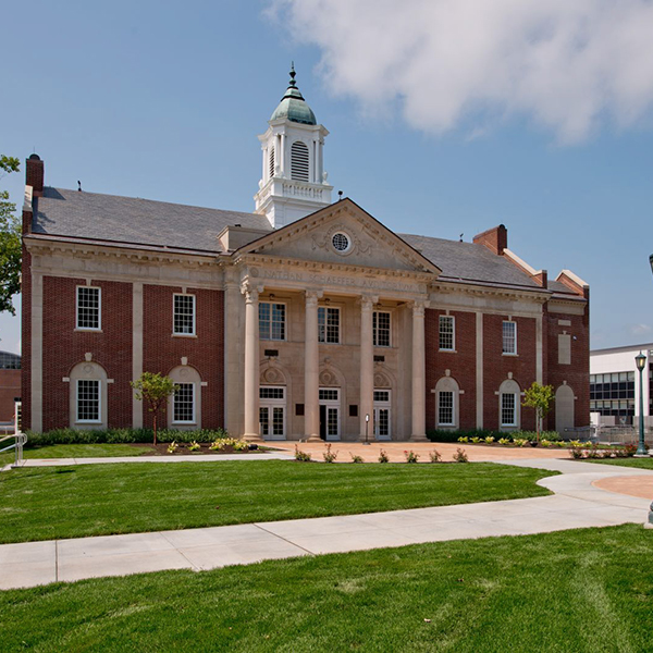 schaeffer building exterior on a sunny day